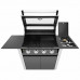 BMG1641DA Beef Eater 1600 Series 4 Burner BBQ, Side Burner and Trolley